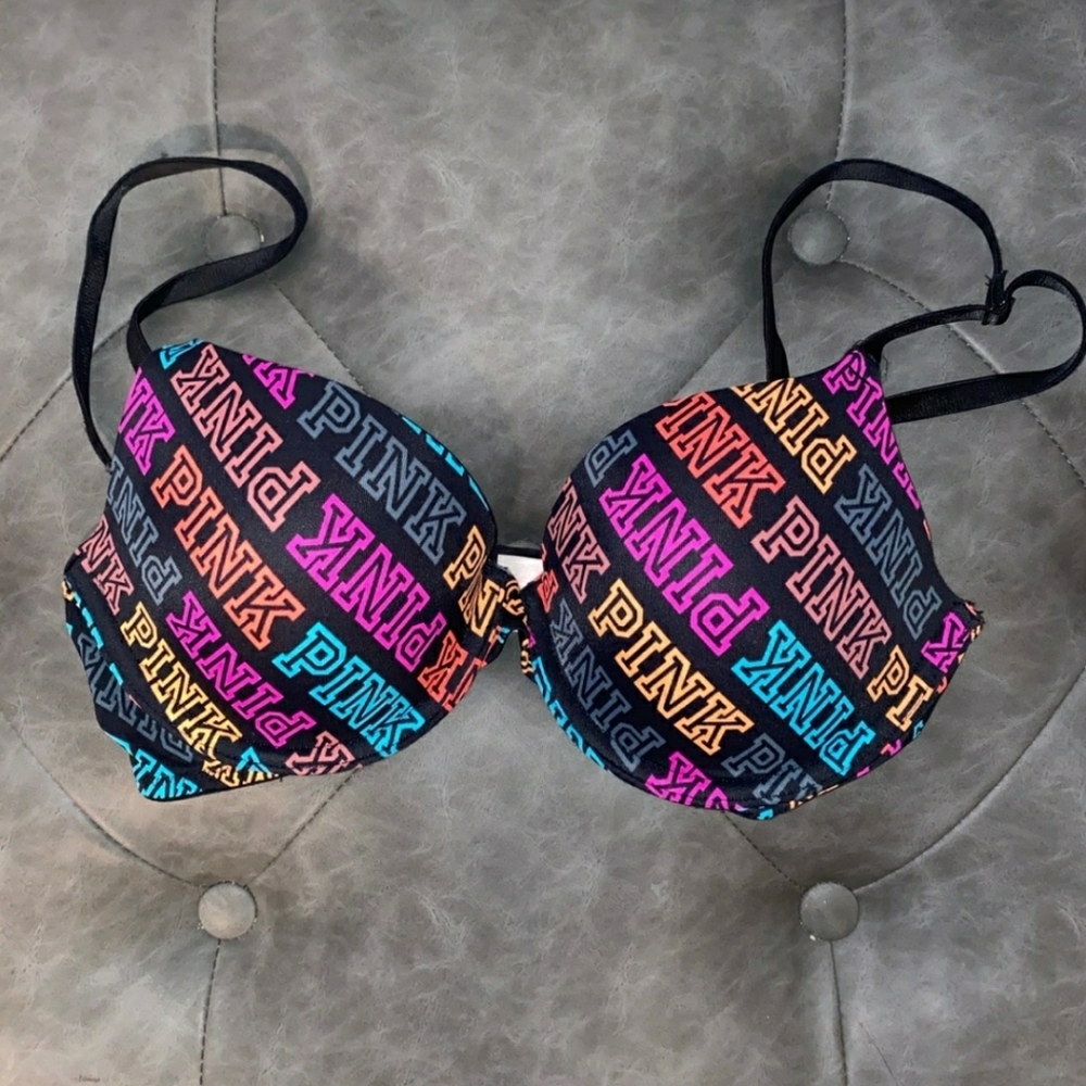 Pink bra